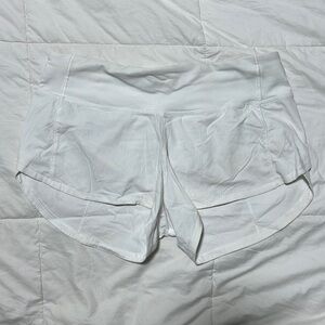 Lululemon LR Speed Up Shorts White Size 2